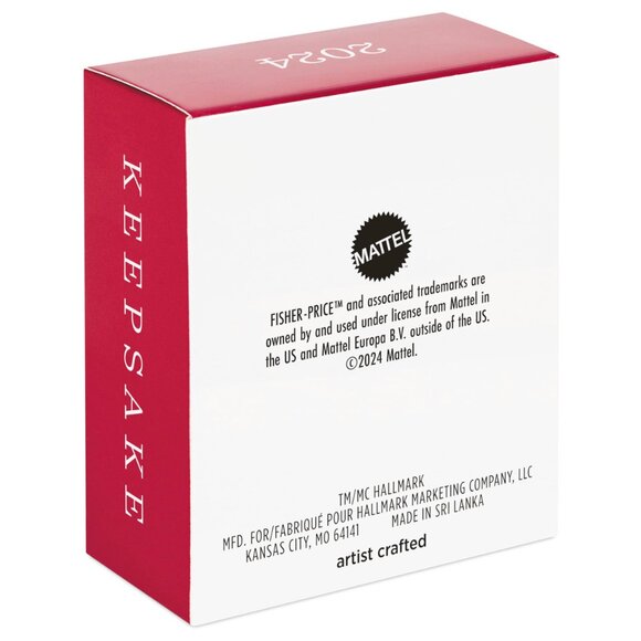 New! Fisher Price Toy Roller Skates Hallmark Keepsake Christmas Ornament 2024 - Picture 2 of 5